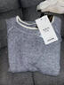 斐特玛短款灰色毛衣女秋冬2025新款加厚圆领内搭打底针织衫慵懒风小个子 灰色 L 实拍图