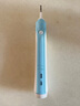 欧乐B电动牙刷成人送男士女士情侣生日礼物小圆头3D声波旋转式充电式牙刷D16 实用礼物 浅蓝色（到手刷头*2） 实拍图