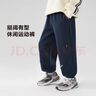 左西男童裤子儿童卫裤春秋款2025新款男孩韩版长裤运动裤 藏青色 120 实拍图