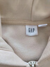Gap男女装印花字母logo抓绒连帽卫衣休闲660128外套 米色 185/104A(XXL) 亚洲尺码 实拍图