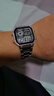 卡西欧（CASIO）男表小方块电子表 运动手表学生手表 多功能防水男士手表 小方表钢带AE-1200WHD-1A 实拍图