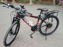 永久（FOREVER）山地车自行车成人男女青少年学生铝合金单车上班代步公路越野赛车 【铝架】旗舰版-黑红辐条轮 26寸27速【建议身高155-185cm】 实拍图