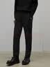 GXG男装西裤小脚男休闲裤通勤长裤裤子2024冬季新品 黑色 180/XL 实拍图