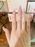 颜菲洛穿戴甲纯手工美甲贴片长款指甲可拆带工具含果冻胶婚甲婚纱照 春日蝴蝶-M码(25mm) 10片 送工具包 实拍图