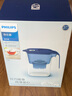 飞利浦（PHILIPS）净水壶 滤水壶 家用过滤壶 厨房自来水过滤器 滤水器 过滤器滤芯 便携净水杯 AWP2814蓝色/白色 【4.2L白色】 一壶13芯专家版 实拍图
