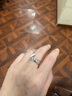 XUPING旭平首饰气质时尚素圈戒指情侣小众ins风日常通勤简约送女朋友礼物 戒指【6码-面宽6mm】 实拍图
