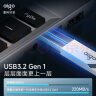 爱国者（aigo）64GB USB3.2高速U盘 U315 读速220MB/s 极客风设计 便携防水 金属优盘 实拍图