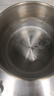 Momscook 不锈钢汤锅浅烧锅炖汤锅复底加厚 玻璃盖 SUS304 电磁炉燃气通用 22×12.5CM【配蒸笼】 22cm 实拍图