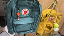 FJALLRAVEN北极狐双肩包女休闲大容量背包男书包23510-664霜绿色16L Kanken 实拍图