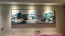 瑞尚（RUISHANG） 新中式客厅装饰画大气山水画横版沙发背景墙画挂画轻奢晶瓷壁画 流水生财 210*70/烤瓷镶钻/适合3m沙发 实拍图