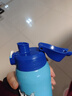 虎牌儿童保温水杯吸嘴管直饮盖MBR MBJ-600MML日本原装水壶头通用配件 原装蓝色直饮盖（含密封圈） 实拍图