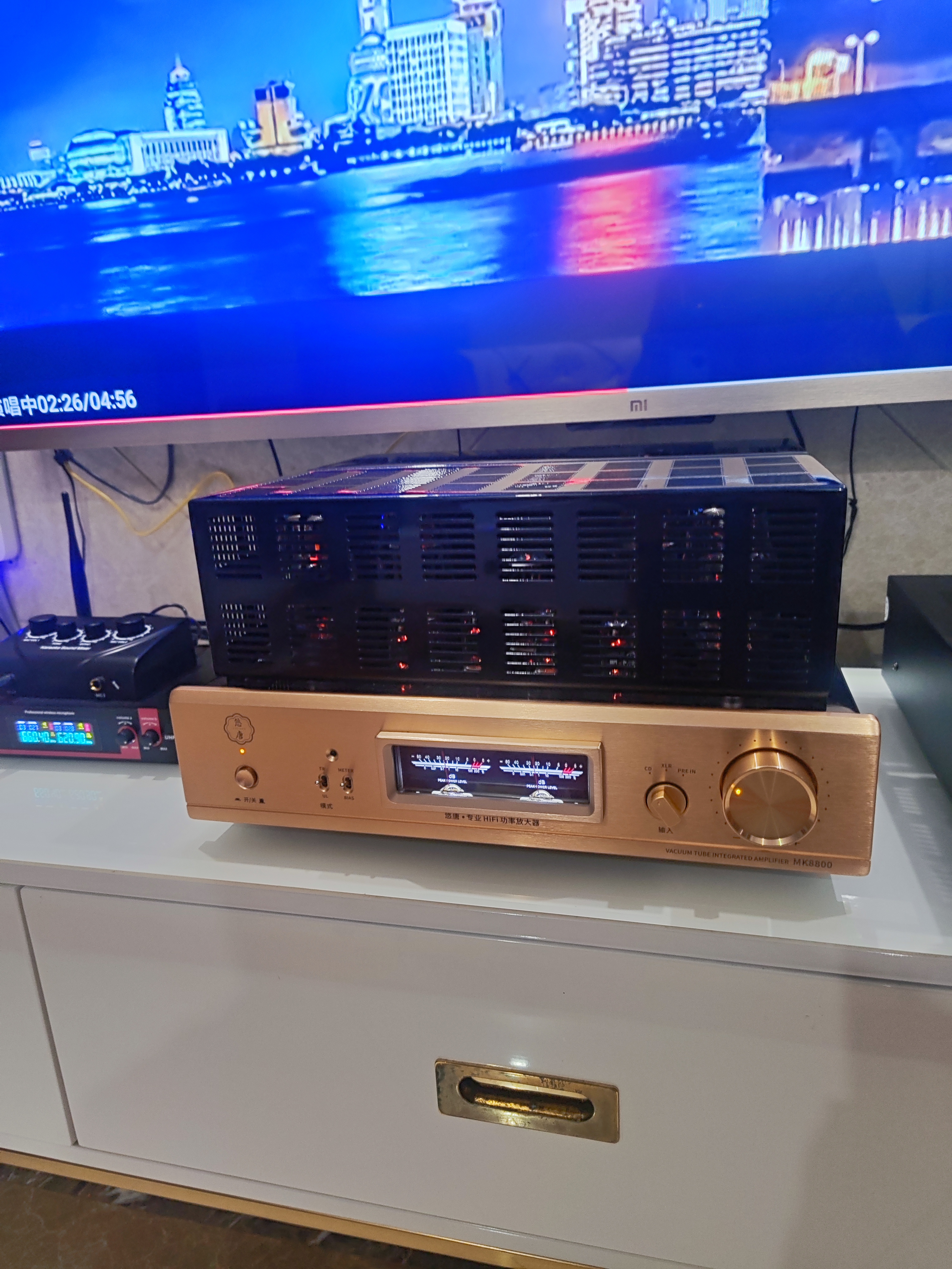 悠唐 MK8800电子管胆机功放HiFi发烧级KT88推挽高端大功率后级纯胆功放机 MK8800纯胆功放(龙吟凤哕) 实拍图