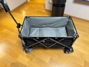 北欢BAVAY露营车聚拢折叠推车溜娃车买菜车狗狗宠物推车 F01黑 实拍图