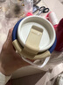 mosh!高颜值保温杯女士大容量吸管杯子咖啡水杯女神节礼物 白色480ML 实拍图