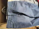 秋冬厚款牛仔裤直筒宽松中年爸爸男士牛仔裤高腰弹力休闲牛仔长裤 5155深蓝 32 码=2尺5腰围 实拍图