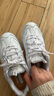 斯凯奇小白熊|透气情侣增高厚底百搭小白鞋女复古休闲老爹鞋男运动鞋 实拍图