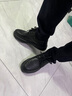 木林森头层牛皮男鞋商务休闲加绒厚底耐磨软底爸爸鞋 黑色 41码 20782M 实拍图