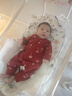 乖奇熊初生婴儿连体衣春秋季周岁衣服新生宝宝哈衣红色满月百天宴爬行服 实拍图
