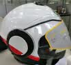 AGV ORBYT摩托车机车半盔冬季双镜片通勤舒适四季男女安全头盔3C认证 白武士 XL(建议头围59-61) 实拍图