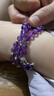 石玥珠宝精品6mm天然紫水晶手链银狐狸本命年九紫离火手串男女士款礼物 实拍图
