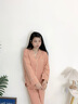 安之伴【甜美水果茶】睡衣女春秋季简约纯色休闲开衫长袖长裤家居服套装 奶茶色(超柔软5%氨纶有弹力) M 实拍图