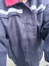 左斯客冬季工作棉服质不可拆卸加厚内胆劳保服防寒大衣工程服棉衣男 藏蓝短款棉服  180  155斤左右 实拍图