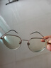 普莱斯（pulais）防蓝光防辐射近视眼镜框钛架男眼睛女平光可配有度数变色片5312 镜框+1.665万新防蓝光镜片 纯钛款 实拍图