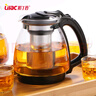 紫丁香 茶壶 玻璃泡茶壶防撞保护底加厚耐热茶具茶水壶杯子大容量泡茶器 实拍图