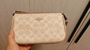 蔻驰（COACH）【情人节礼物】coach女包Nolita腋下包斜挎麻将包送女友节日礼物 CW426SVPWH杏色 实拍图
