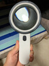 澳德森 超高清高倍放大镜专业鉴宝老人阅读放大镜儿童学生看书光学镜子带灯led放大镜 LED带灯放大镜125mm 实拍图