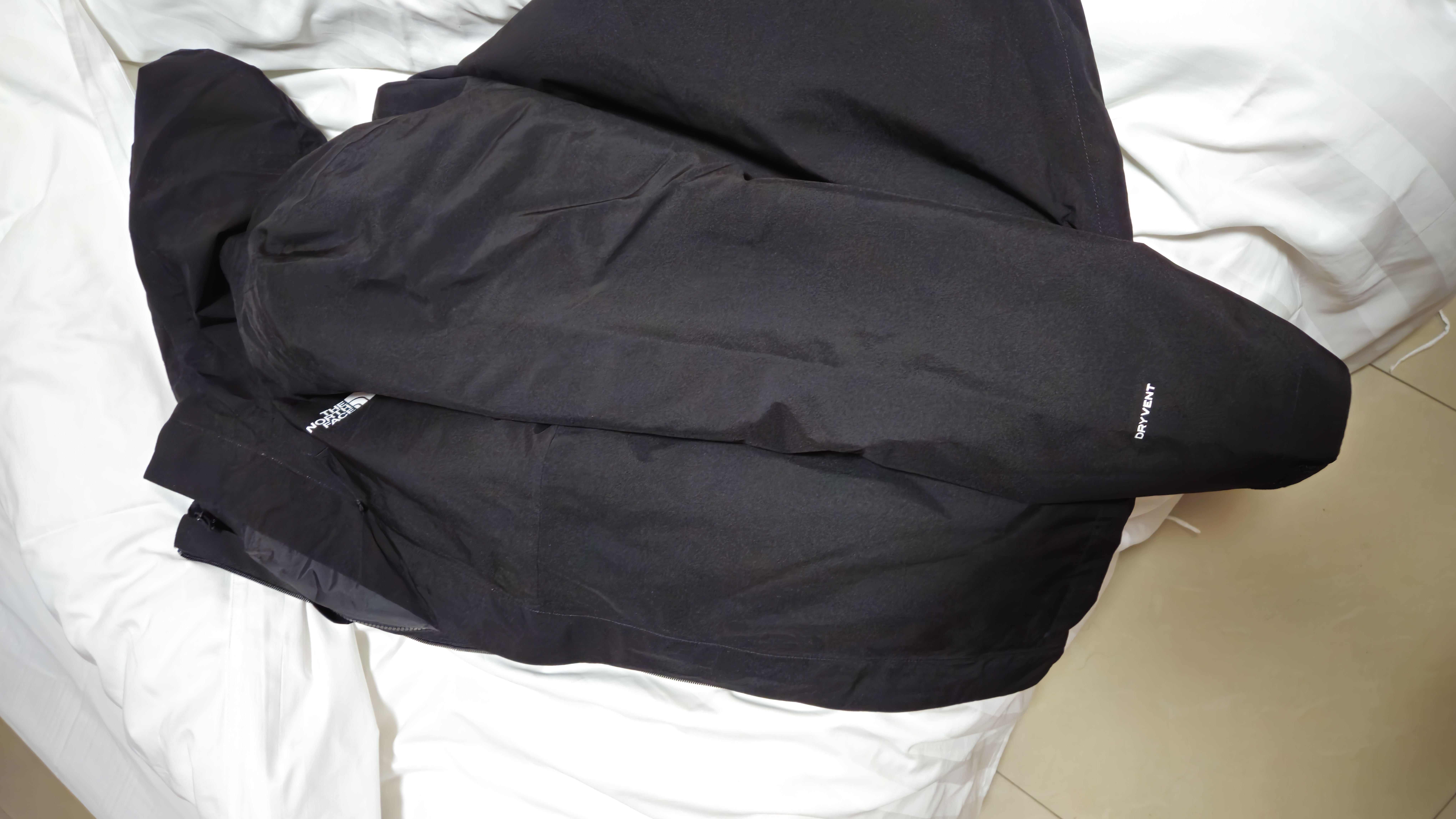 The North Face北面冲锋衣男户外保暖棉内胆三合一冲锋外套81RN 黑色/4H0 3XL 实拍图