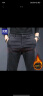 罗蒙（ROMON）休闲裤男舒适棉质休闲商务通勤直筒裤子男装KZ0210 黑色 30  实拍图