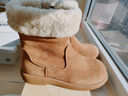 天美意雪地靴秋冬通勤穿搭加绒短靴厚底休闲显瘦百搭靴子保暖女靴 实拍图