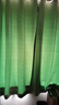 梦黛俪（mengdaili）免打孔窗帘成品全遮光卧室窗帘布带伸缩杆隔断帘门简易出租房浴室 浅绿色（含伸缩杆） 适用宽1.1-1.6米【窗帘高1.8米】 实拍图