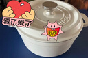 苏泊尔SUPOR珐琅铸铁锅22cm汤锅炖锅2.5L茶白ET22MF01-C 实拍图
