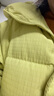 巴拉巴拉童装儿童面包羽绒服女大童冬装甜美肌理连帽外套 黄绿A41715-白鸭绒 -208424107017 160 实拍图