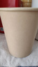 美丽雅一次性纸杯子加厚228ml*100只 本色大号无印刷商务家用饮料茶水杯 实拍图