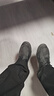 意尔康皮鞋男软底舒适商务休闲鞋圆头简约系带新 53429W 黑色 44 实拍图