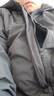 啄木鸟冲锋衣男棉衣男士外套秋冬季棉服男防风防水加绒加厚羽袄绒服男 深灰色 3XL (建议165-185斤) 实拍图