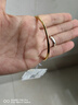 周六福黄金手镯女圆圆满满足金手镯实心计价A1012545 约21.85g 56mm 晒单实拍图