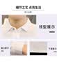 回力长袖t恤男简约翻领polo保罗衫秋冬季加绒保暖商务打底衫上衣 实拍图