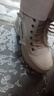 鸿星品品牌马丁靴女冬季加绒加厚短靴女运动休闲厚底防滑高帮保暖雪地靴 卡其绒里 38 实拍图