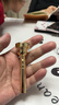 羽调纯铜镀银降b调小号乐器通用5C7C号嘴省力学生初学子弹头吹嘴配件 5c小号号嘴（金色） 实拍图