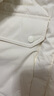 森马（Semir）90绒羽绒服女长款显瘦可拆卸连帽保暖外套冬季黑色三防防寒服 【香草纯白】白色调（白鸭绒）00411 白鸭绒 M 实拍图