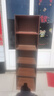 左昊书架落地置物架一体靠墙整墙实木色置物柜子储物柜展示柜家用书柜 【加深5层】橡木色40*30*150cm 实拍图