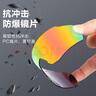 骑行眼镜墨镜自行车太阳眼镜电动单车摩托车防风沙护目镜日夜两用 白框红膜 实拍图