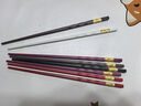 佰好佳合金筷子 耐高温易清洗防霉防滑非不锈钢家庭分类长筷子家用 金福六色 装24厘米 6双 实拍图