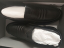 奥康休闲皮鞋男士牛皮气垫减震商务鞋套脚中老年爸爸鞋低帮 黑色套脚 41 实拍图