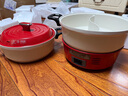 摩飞电器（Morphyrichards）多功能锅一锅多用 电锅炒菜一体不粘锅 分离式电炒锅电煮锅小电锅 鸳鸯电火锅料理锅 3L 英伦红（标配深煮锅+鸳鸯盘） 实拍图
