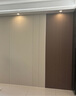 MTYG实木格栅板电视背景墙护墙板小长城凹凸形多层实木木饰面板装饰板 多层实木木饰面80*1.2*280cm/张 实拍图
